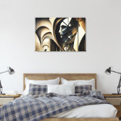 Impressão em Tela Abstract Realism キャンバスプリント (インサイチュ (寝室))