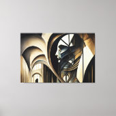 Impressão em Tela Abstract Realism キャンバスプリント (正面)