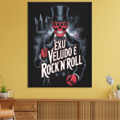 Impressão em Tela Exu Veludo é Rock'N'Roll #1 キャンバスプリント (インサイチュ (リビング))