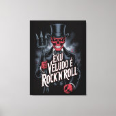Impressão em Tela Exu Veludo é Rock'N'Roll #1 キャンバスプリント (正面)