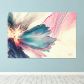 Impressão Em Tela Quadros a Natureza e Seus Abstra キャンバスプリント (インサイチュ (ウッドフロア))