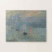 Impression soleil levant Claude Monet ジグソーパズル (横)