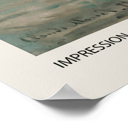 Impression Sunrise ポスター (角)