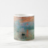 Impression, Sunrise 1872 Claude Monet コーヒーマグカップ (中央)