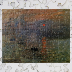 Impression Sunrise by Claude Monet, Vintage Art ジグソーパズル