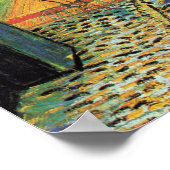 Impressionism Vincent Van Gogh Cafe Terrace at Nig ポスター (角)