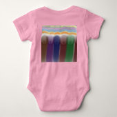 Impressionist Art ベビーボディスーツ (裏面)