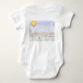Impressionist Art Baby Bodysuit ベビーボディスーツ (裏面)