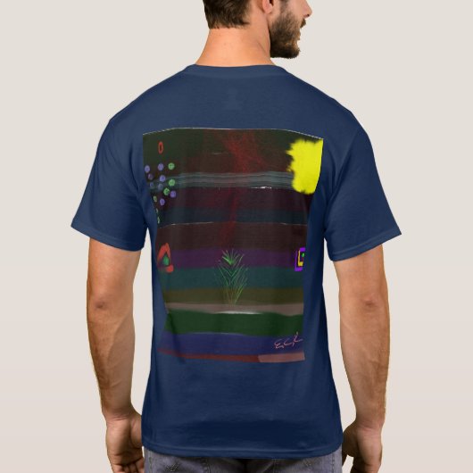 Impressionist art design T-Shirt Tシャツ (裏面)