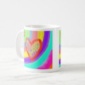 Impressionist Art Love Mug コーヒーマグカップ (正面左)