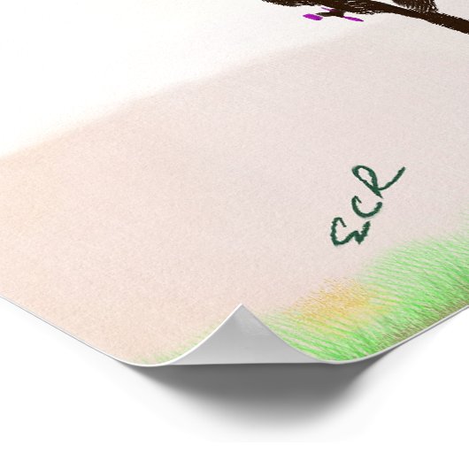 Impressionist Art Poster ポスター (角)