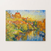 Impressionist Autumn View of Havelberg Cathedral w ジグソーパズル (横)