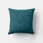 Impressionist Brush Strokes, Navy, Teal, Blue クッション (裏面)