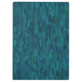 Impressionist Brush Strokes, Navy, Teal, Blue クリップボード (裏面)