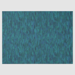 Impressionist Brush Strokes, Navy, Teal, Blue 薄葉紙