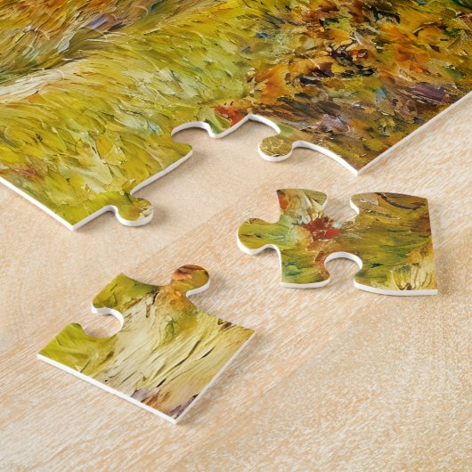 Impressionist Coastline on Hiddensee Island at Sun ジグソーパズル (側面)