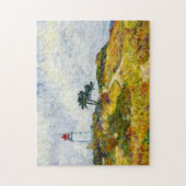 Impressionist Coastline on Hiddensee Island at Sun ジグソーパズル (縦)