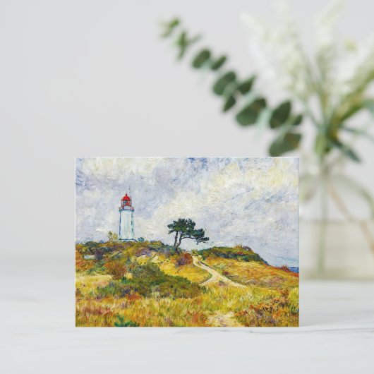 Impressionist Coastline on Hiddensee Island at Sun ポストカード (スタンド正面)