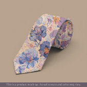 Impressionist Floral Light Brushstroke Necktie ネクタイ