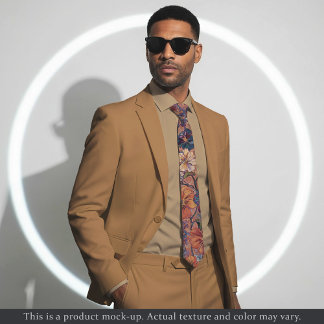 Impressionist Floral Medley Necktie ネクタイ