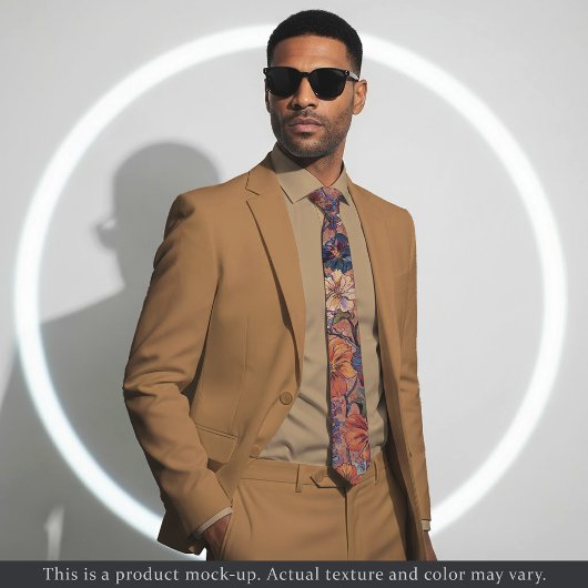 Impressionist Floral Medley Necktie ネクタイ