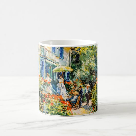 Impressionist Garden Art Mug Country House Gatheri コーヒーマグカップ (中央)