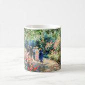 Impressionist Garden Art Mug Rose Garden Path コーヒーマグカップ (中央)