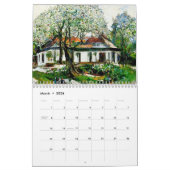 Impressionist Garden Views – 2026 Calendar カレンダー (3月 2026)