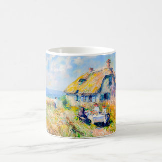 Impressionist House by the Sea – Coastal Art Mug コーヒーマグカップ