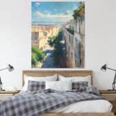 Impressionist image of Mompellier around 1906 キャンバスプリント (インサイチュ (寝室))