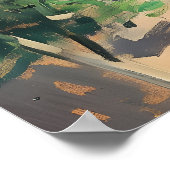 Impressionist image of Mompellier around 1906 ポスター (角)