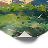 Impressionist image of Mompellier around 1906 ポスター (コーナー)