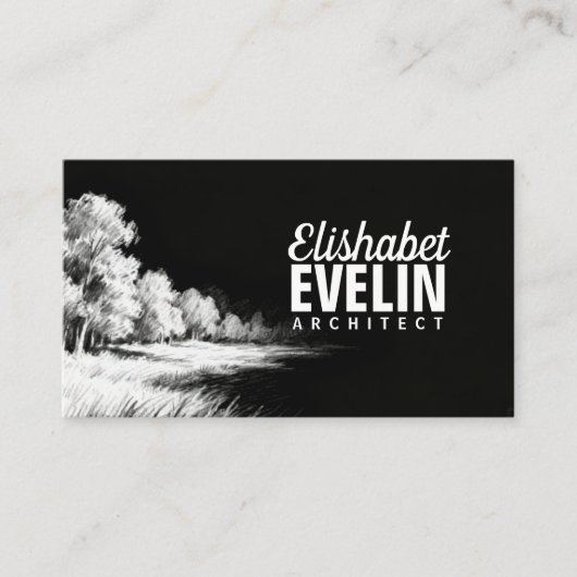 Impressionist Lines - Landscape 543 名刺 (正面)