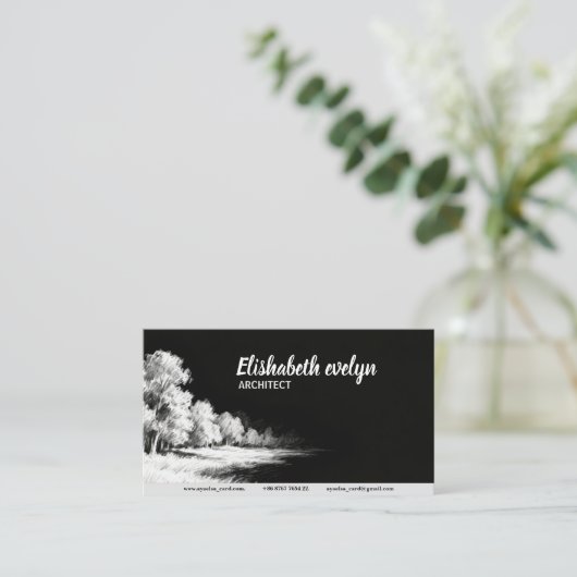 Impressionist Lines - Landscape g432 名刺 (スタンド正面)