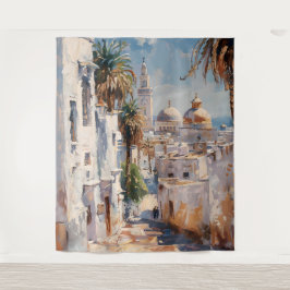 Impressionist motiv of Tunis タペストリー