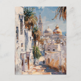 Impressionist motiv of Tunis ポストカード