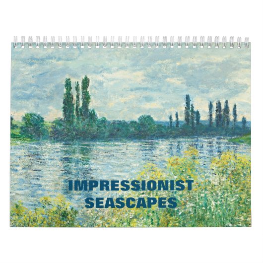 Impressionist Seascape Paintings of Famous Artists カレンダー (カバー)