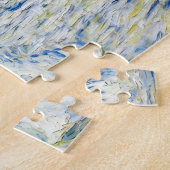 Impressionist Stormy Baltic Sea at the Weststrand  ジグソーパズル (側面)