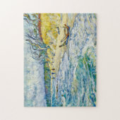 Impressionist Stormy Baltic Sea at the Weststrand  ジグソーパズル (縦)