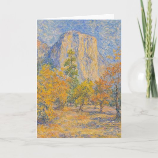 Impressionist Style 'El Capitan from Yosemite Vall カード (正面)