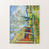 Impressionist Village Scene in Ahrenshoop on the D ジグソーパズル (縦)