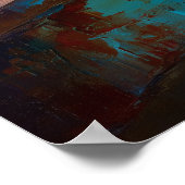 Impressionist Violin Painting Classical Music Art ポスター (角)