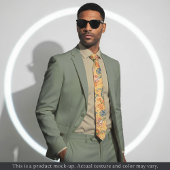 Impressionist Yellow Floral Necktie ネクタイ