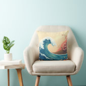 Impressionistic Ocean Wave クッション (椅子)
