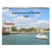 Impressions of Florida 2026 Calendar カレンダー (カバー)