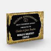 Impressive Golden Anniversary Custom Award  フォトブロック (左)