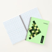Impressive Green block - Back to School Notebook ノートブック (内部)