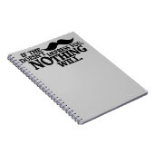 Impressive Moustache custom color notebook ノートブック (右側)