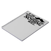 Impressive Moustache custom color notebook ノートブック (左側)