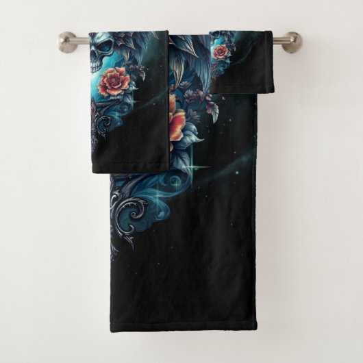 Impressive, realistic skull,  バスタオルセット (インサイチュ)